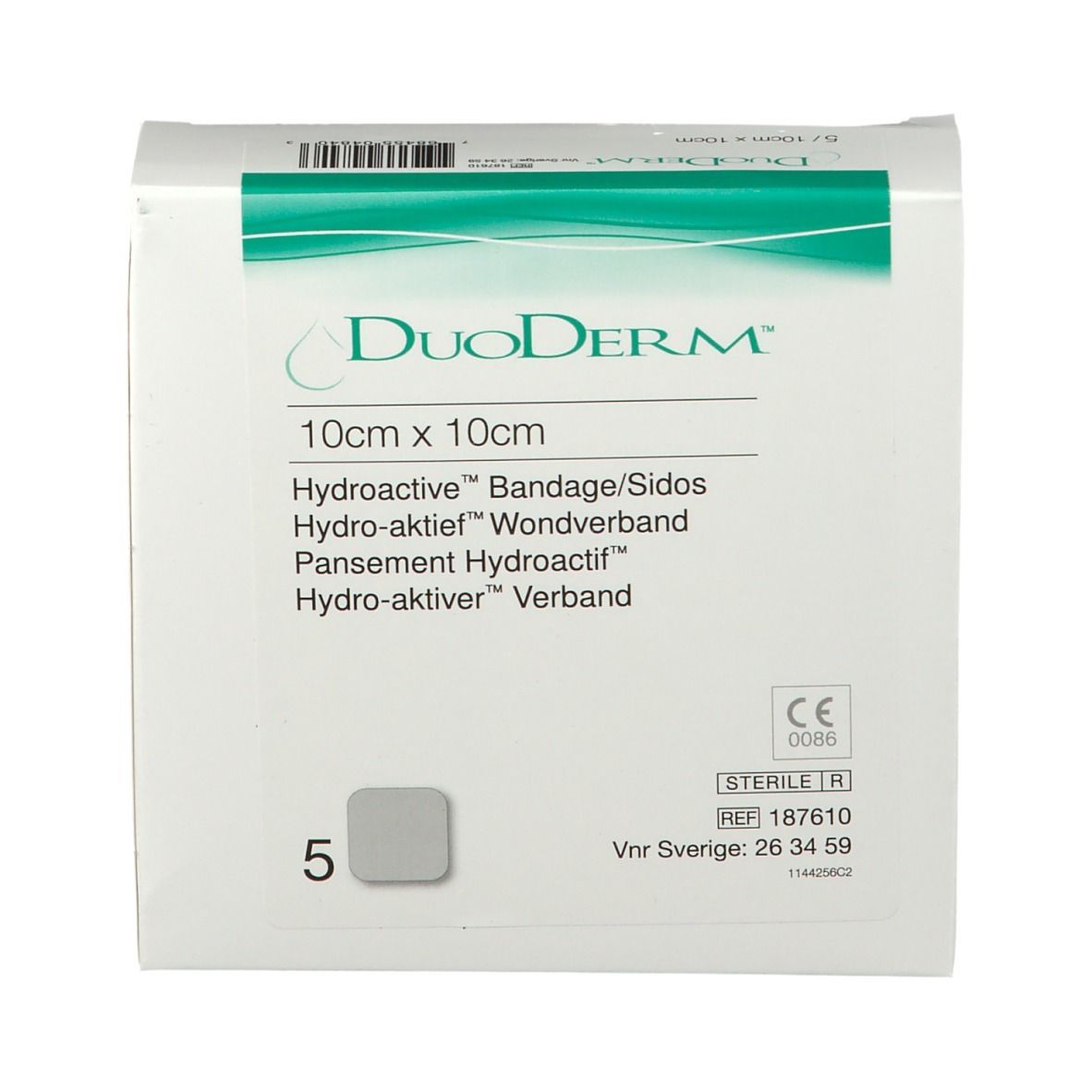 DuoDERM® 10c m x 10 cm