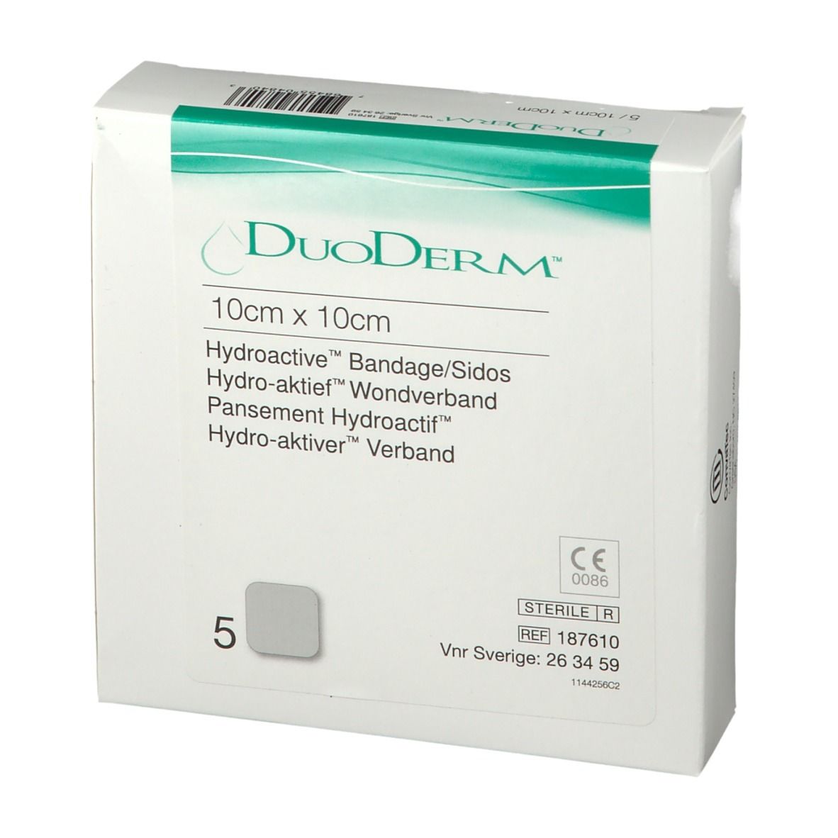 DuoDERM® 10c m x 10 cm