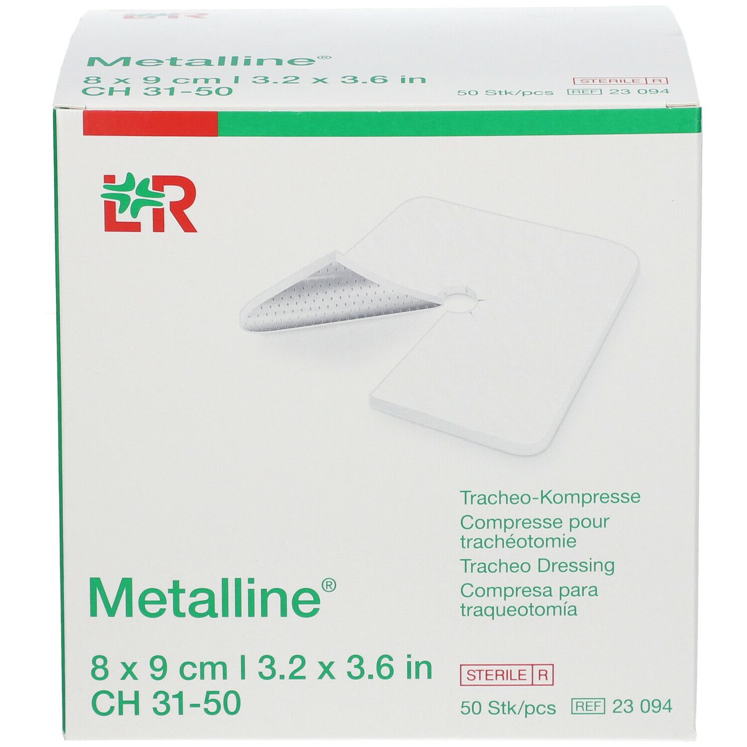 Metalline® Tracheo Compresse 8 x 9 cm