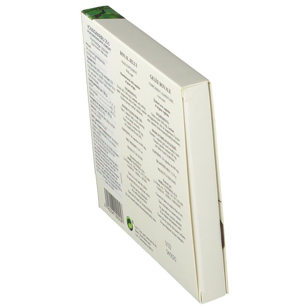 Confezione in cartone angolata. Testo multilingue. Informazioni sul prodotto.