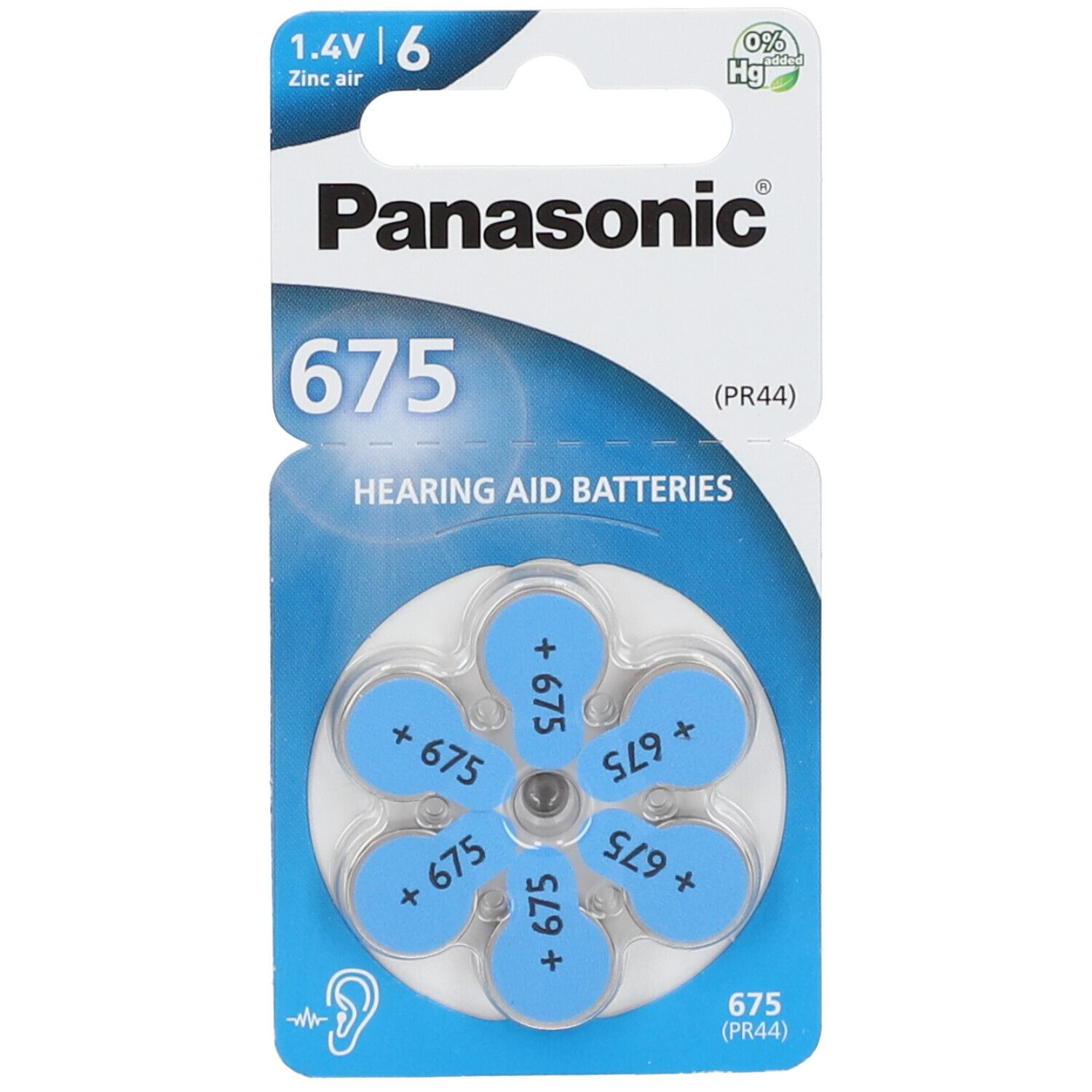 Panasonic Battery Ear Device Blue Pr 675H
