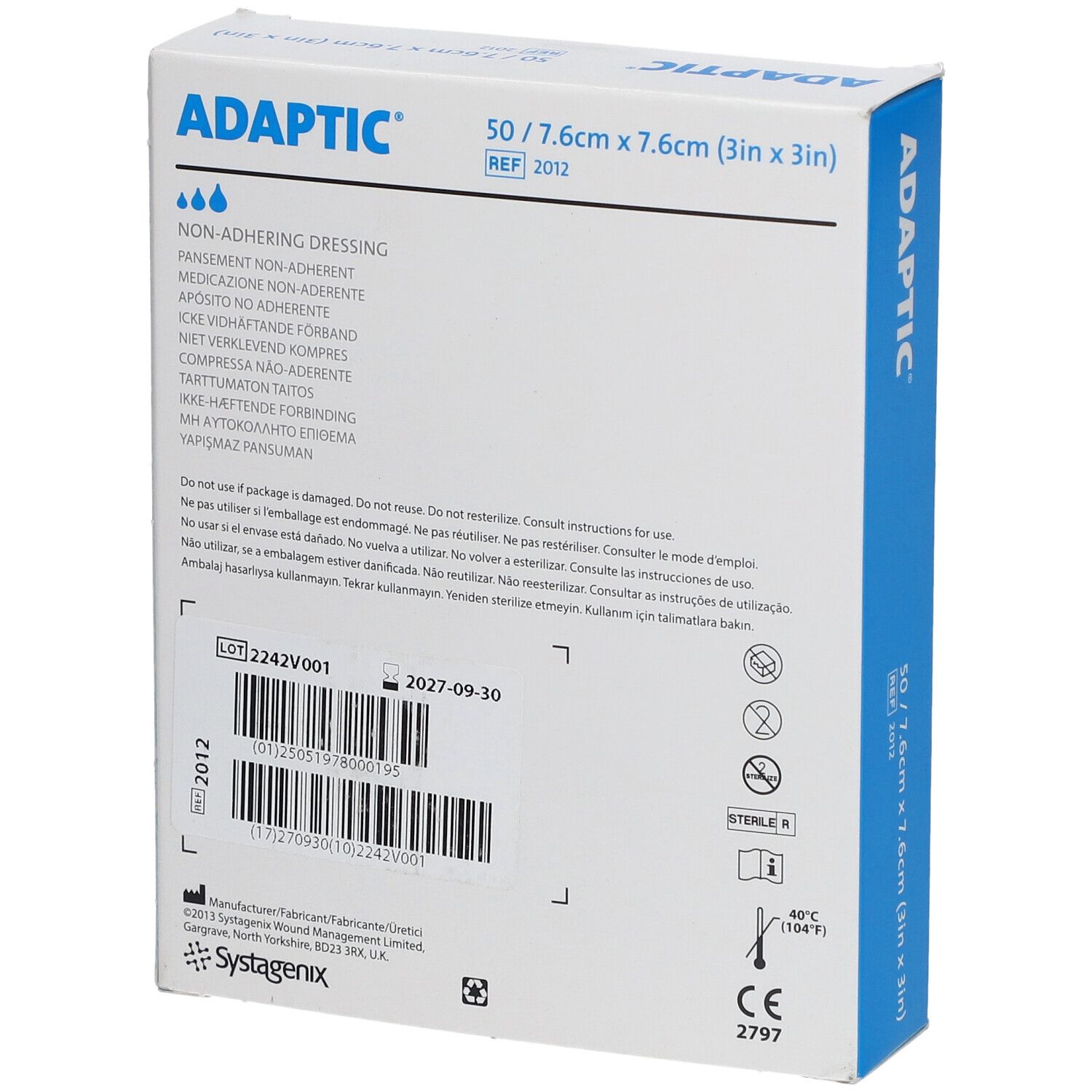 ADAPTIC® Medicazione Non-Aderente7.6 cmx 7.6 cm