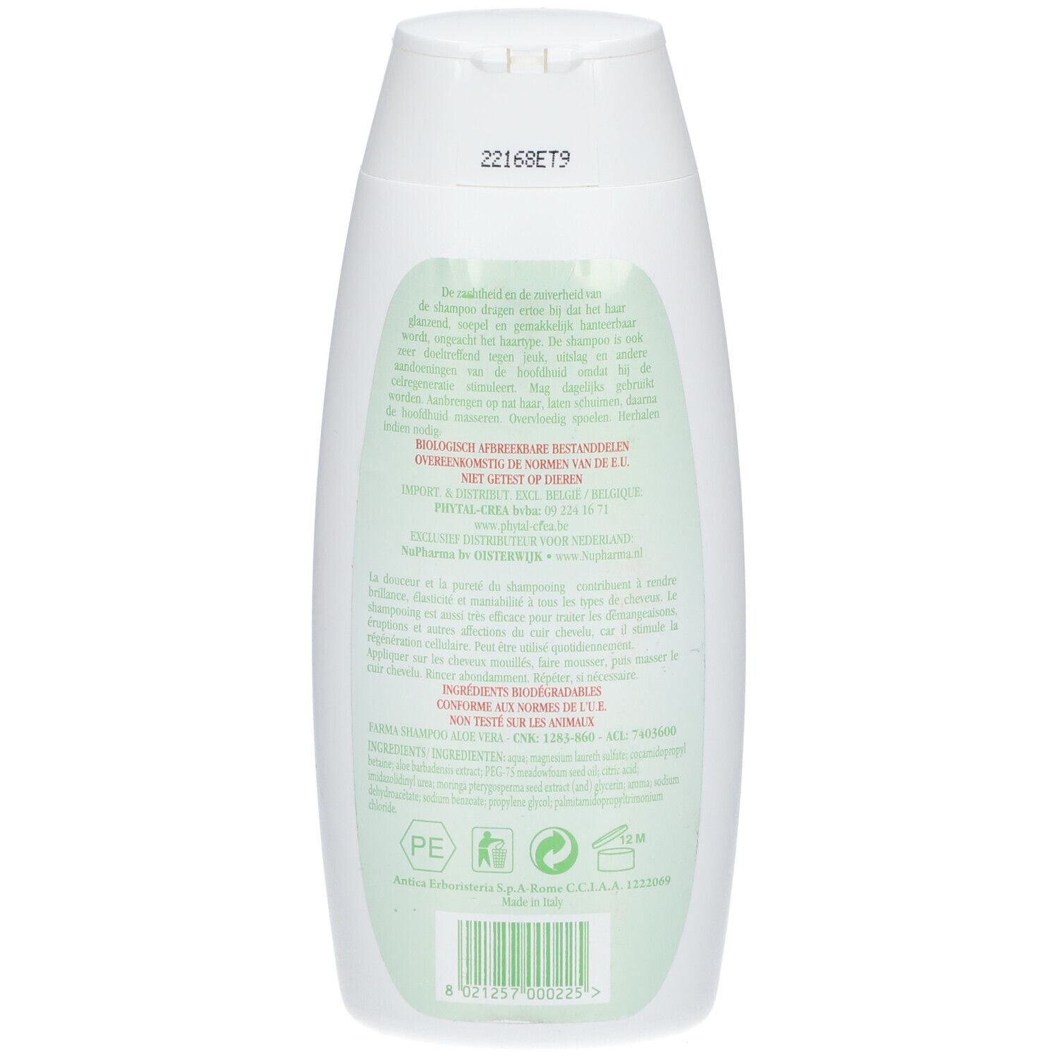 Farmatint Shampoo Aloe Vera