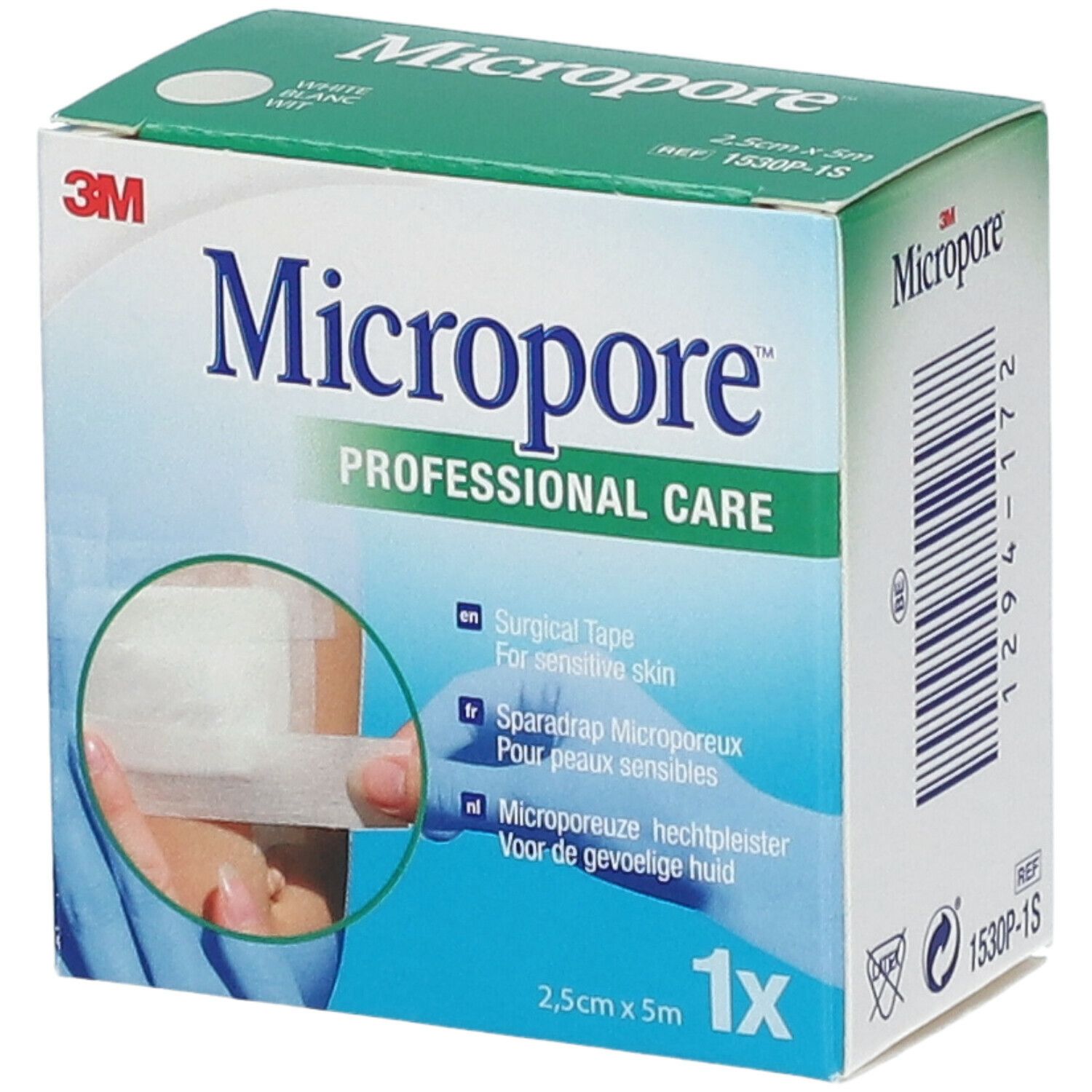 3M Micropore Cerotto Adesico Chirurgico 2.5cm x 5m 1530/2b