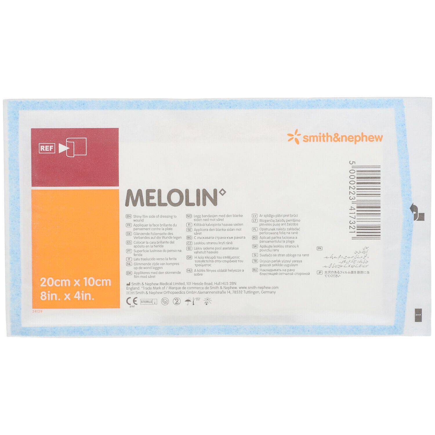 Smith & Nephew Melolin® 20  x 10 cm