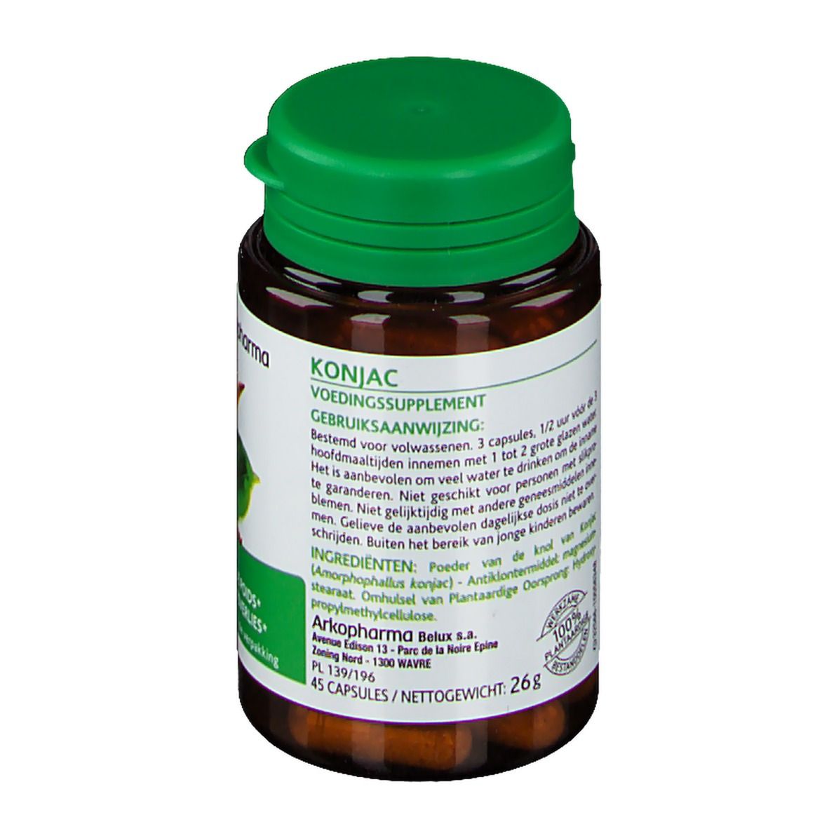 Arkogelules Konjac Vegetal