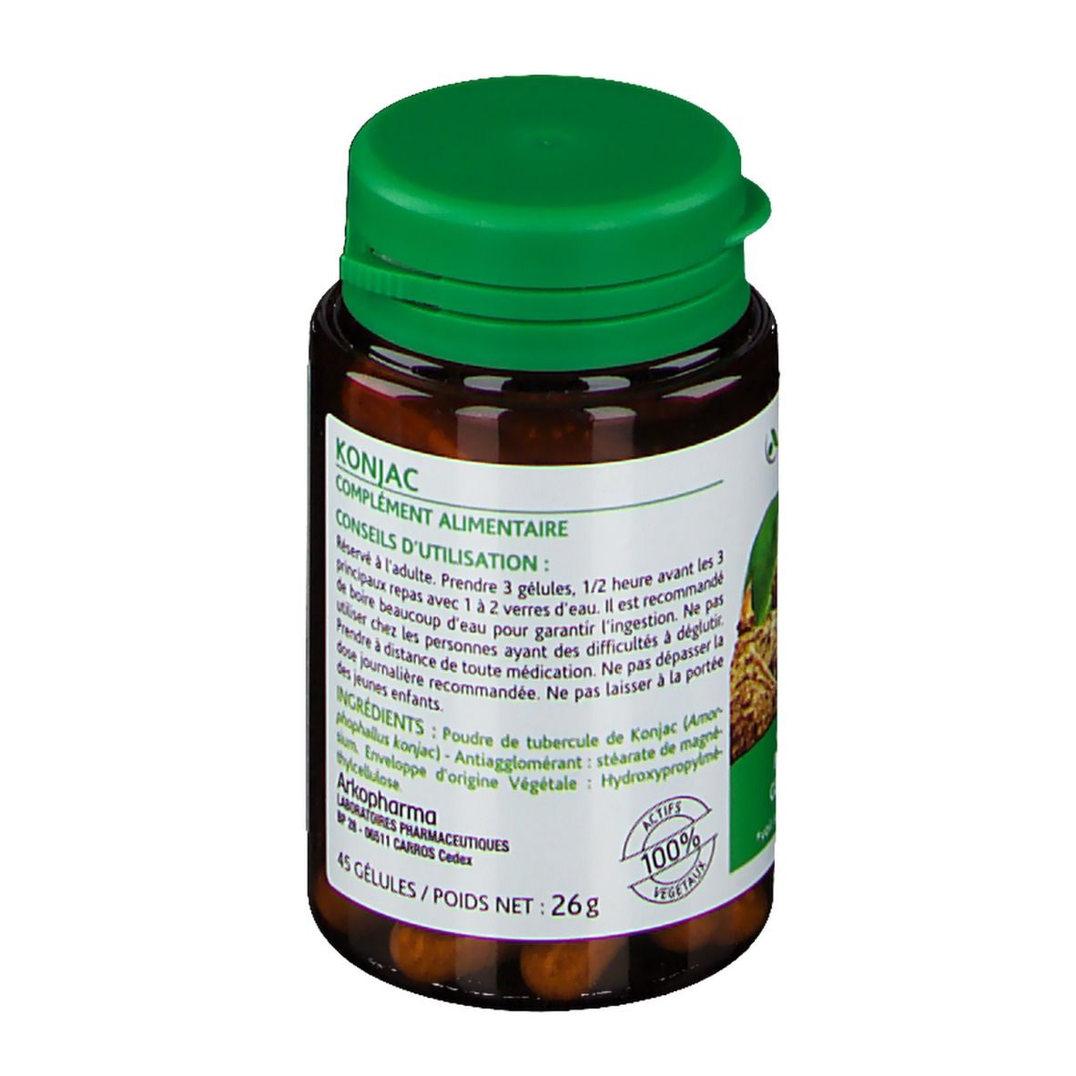 Arkogelules Konjac Vegetal