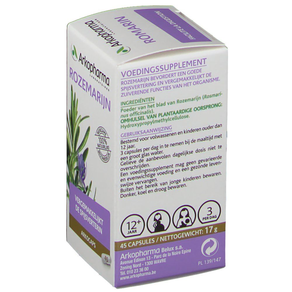 Arkogelules Rozemarin Vegetale
