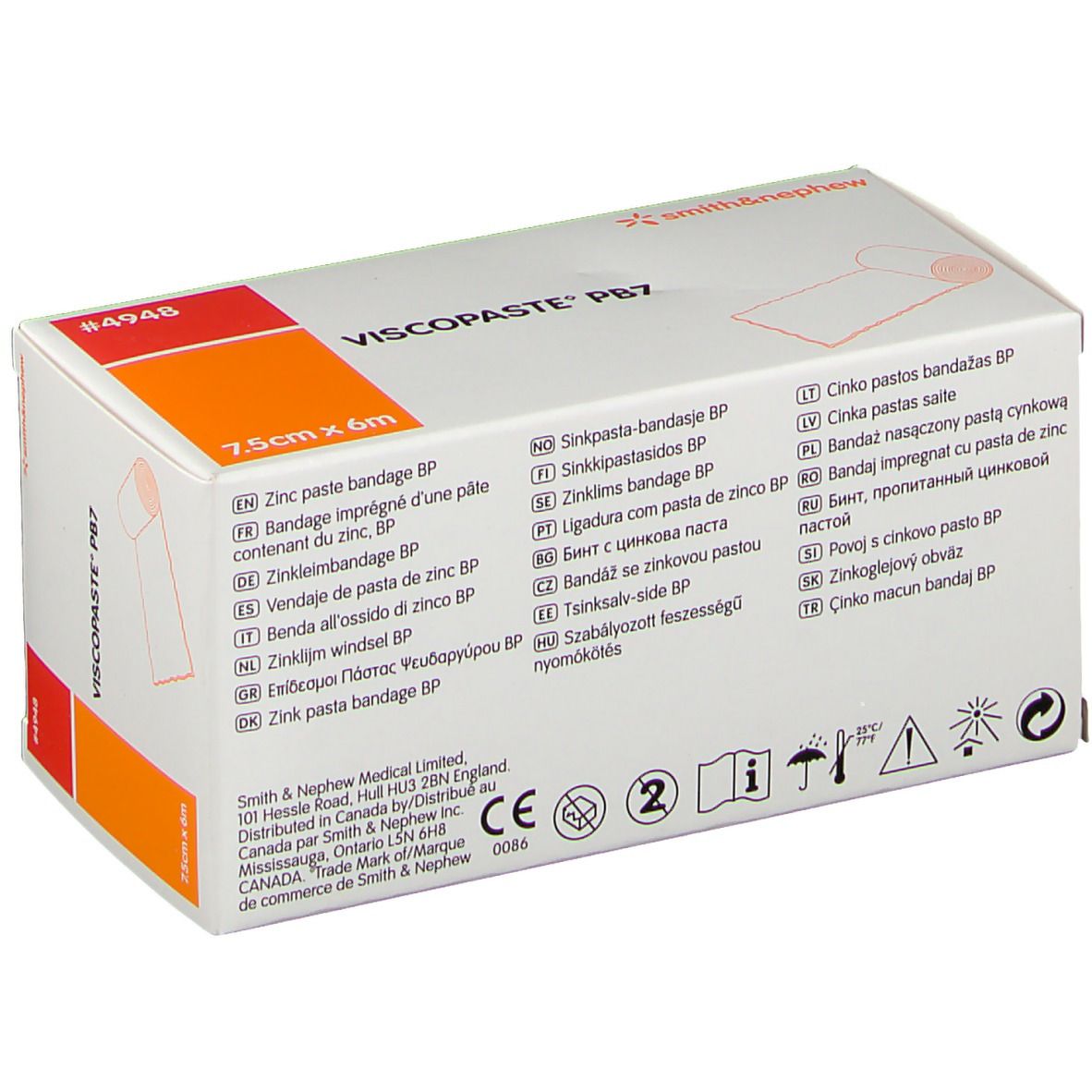 Viscopaste Bandage 7.5cm x 6m