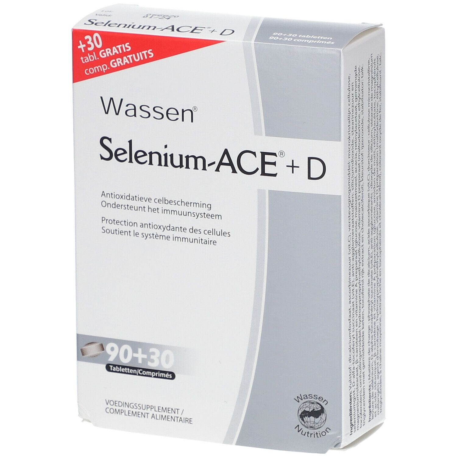 Wassen® Selenium-ACE+D + 30 Compresse Gratis