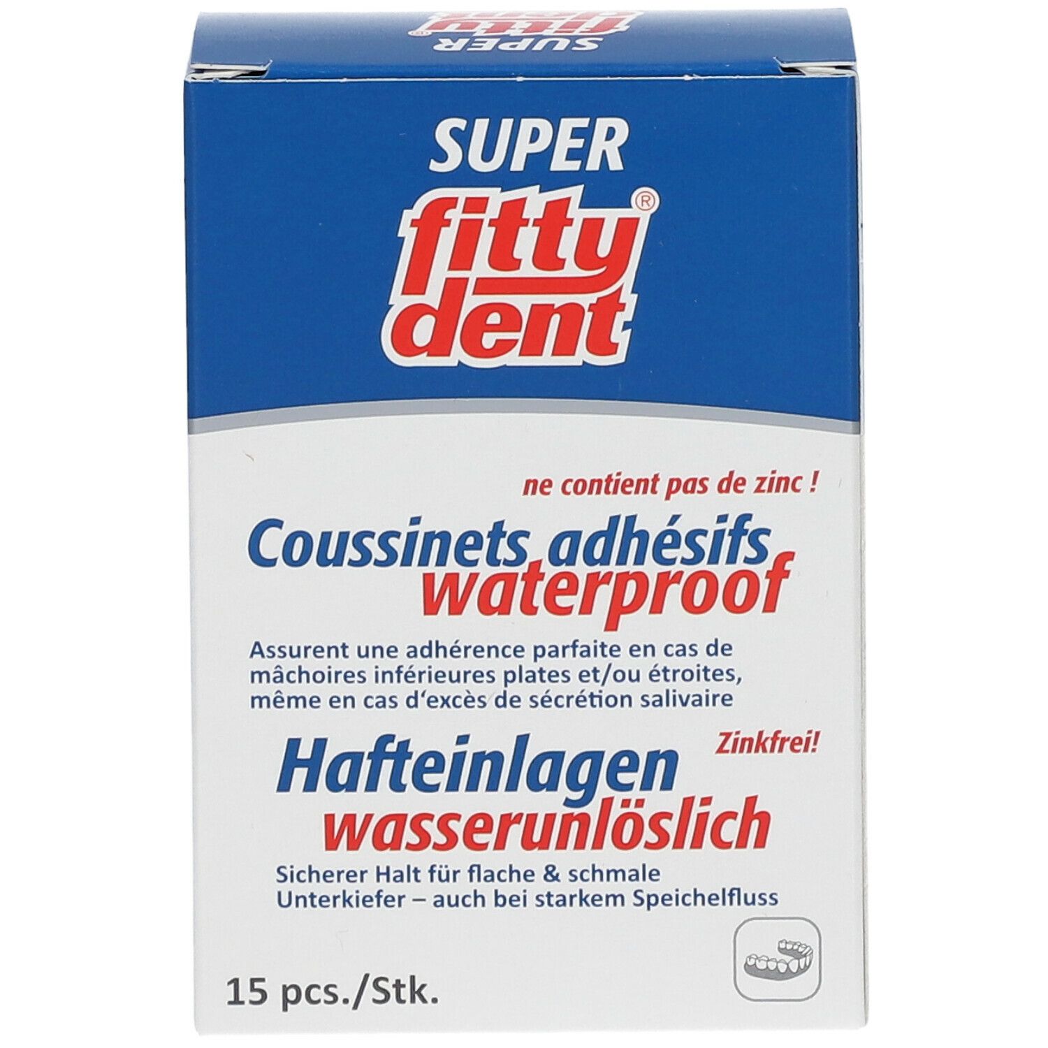 Fitty®dent Cuscinetti Adesivi per Protesi Inferiori