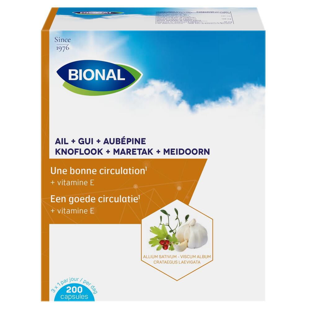 Bional Garlic+Mistel+Crataegus+Vitamina  E