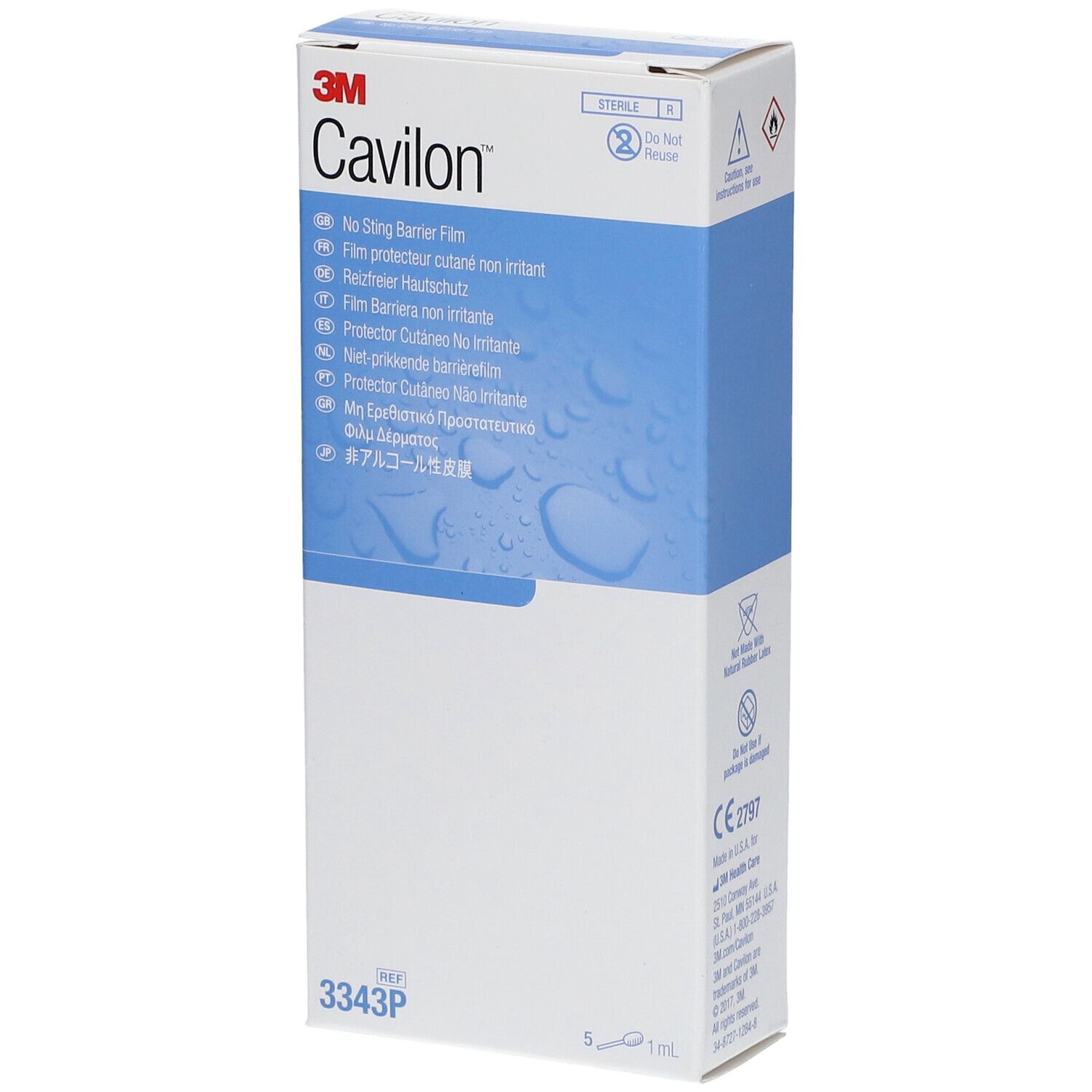 3M Tegaderm Cavilon™ Film Barriera non irritante