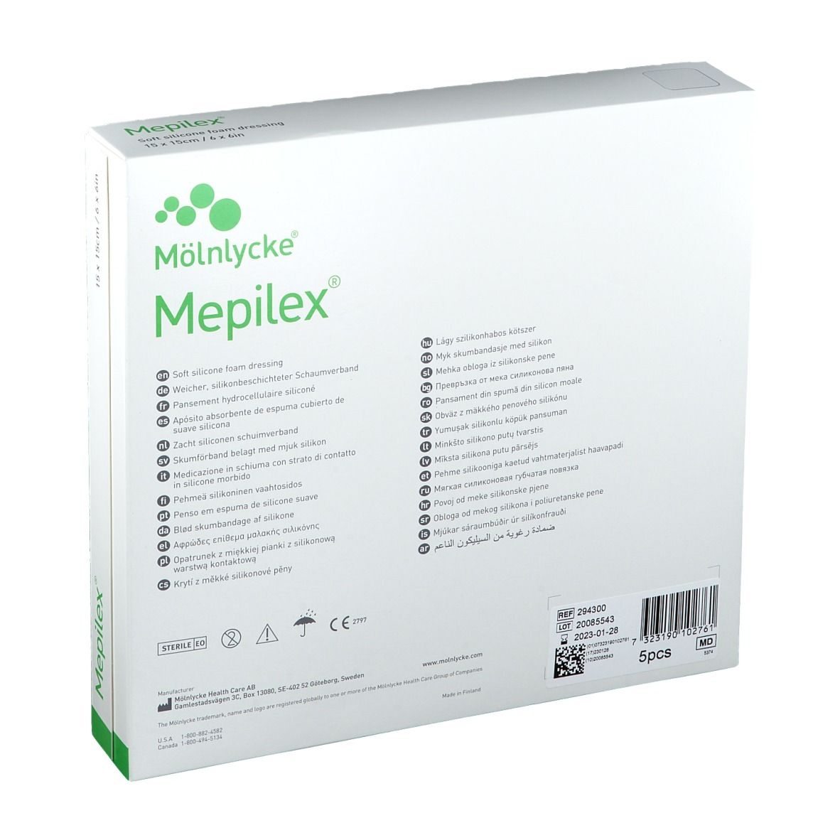 Mepilex® 15 x 15 cm