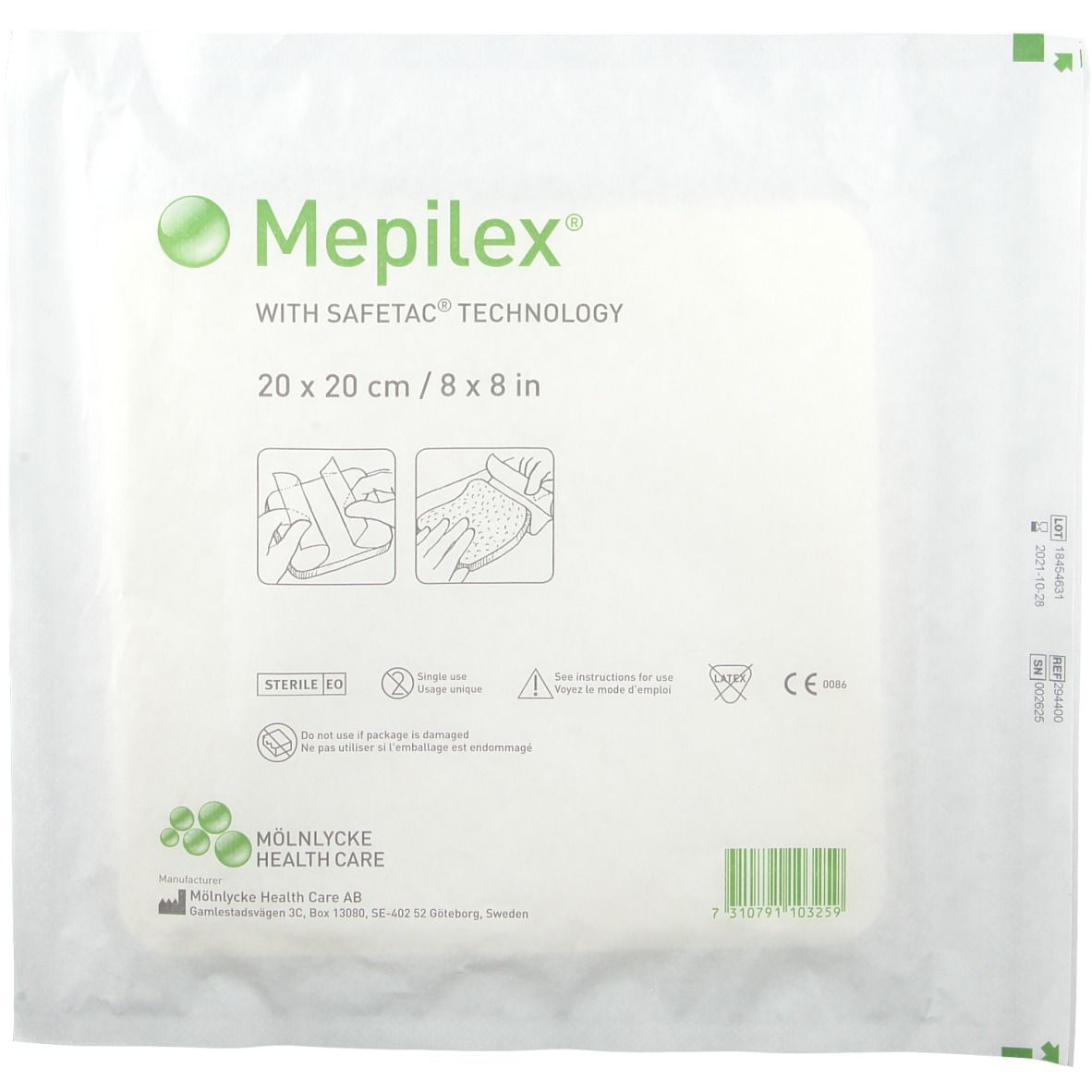 Mepilex® 20 x 20 cm
