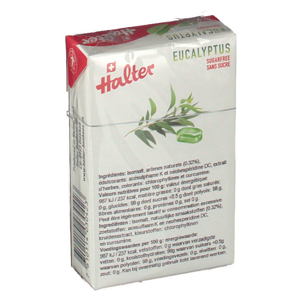 Halter Bonbon Eucalipto Senza Zucchero