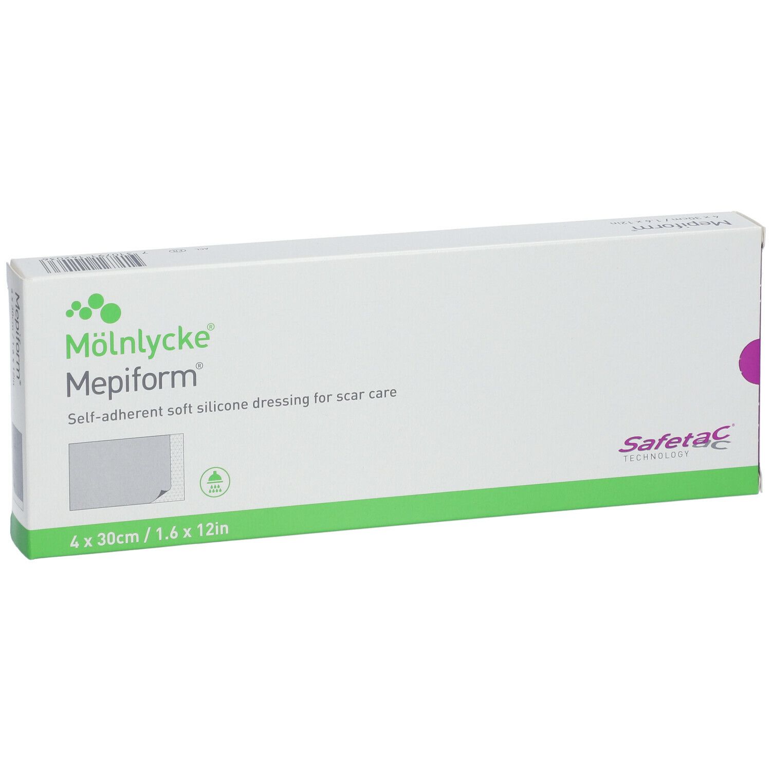 Mölnlycke® Mepiform® Medicazione Autoadesiva 4 x 30 cm