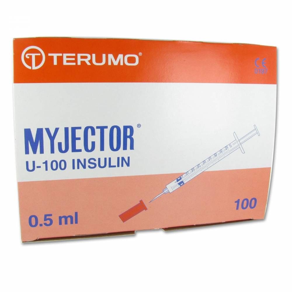TERUMO® Myjector® U-100 Siringhe per Insulina con Ago