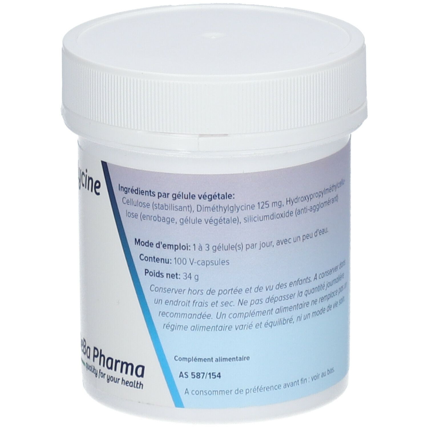 Deba Pharma Vitamine B-15 DMG 125mg
