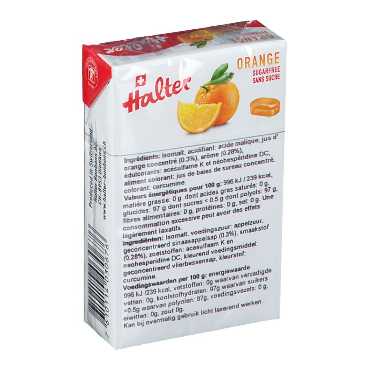 Halter Bonbon Arancione Senza Zucchero