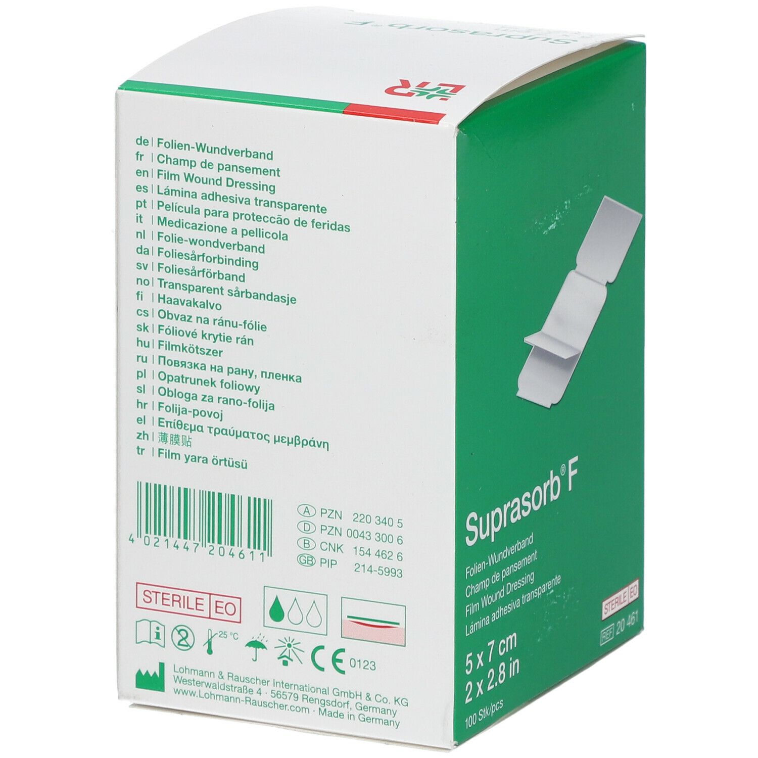 Suprasorb® F Medicazione a pellicola 5 cm x 7 cm