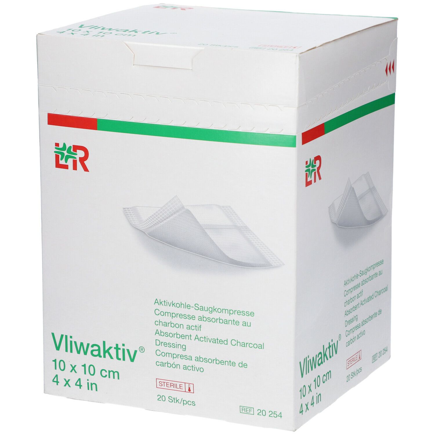 Lohmann & Rauscher Vliwaktiv® Compresse in garza 10 x 10 cm