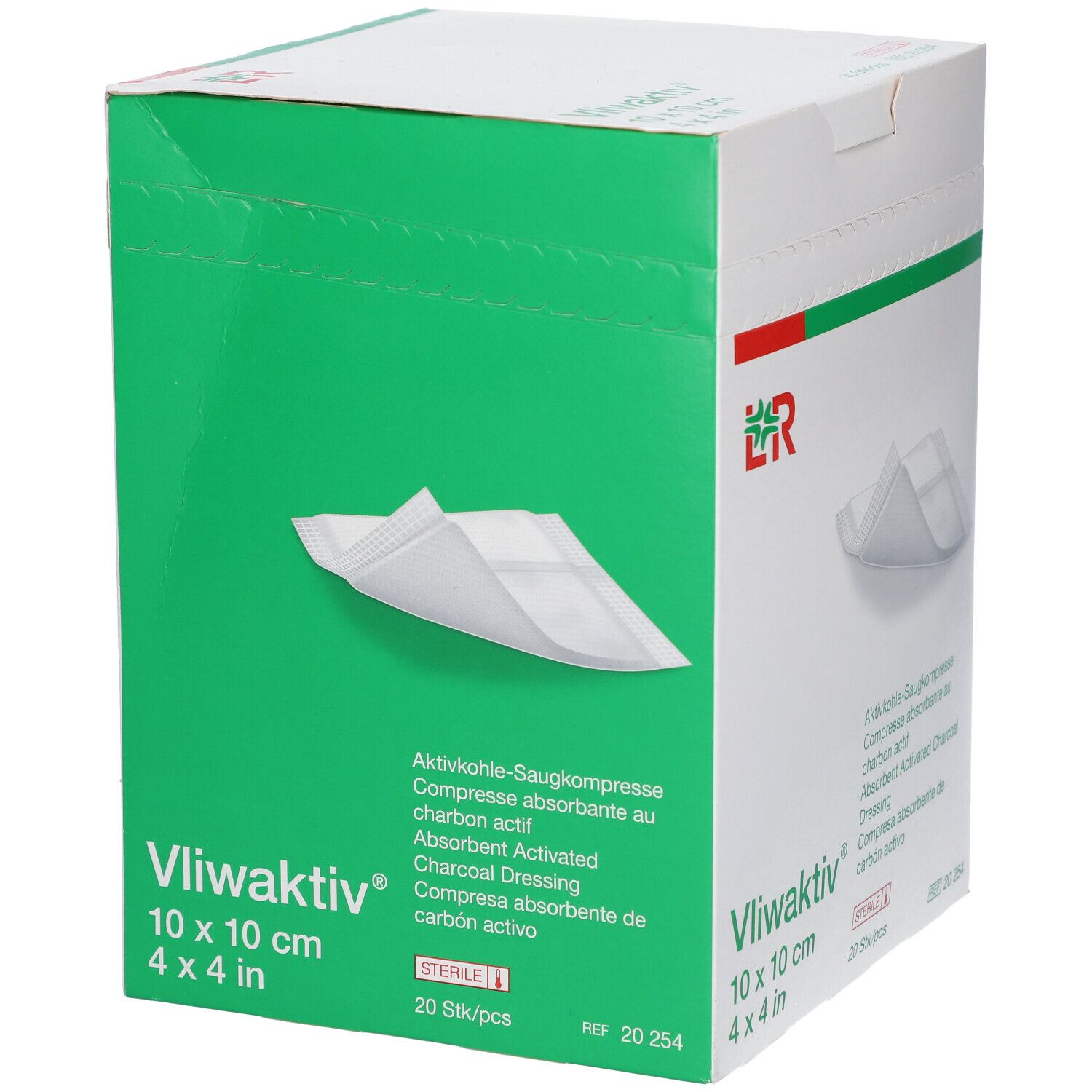 Lohmann & Rauscher Vliwaktiv® Compresse in garza 10 x 10 cm