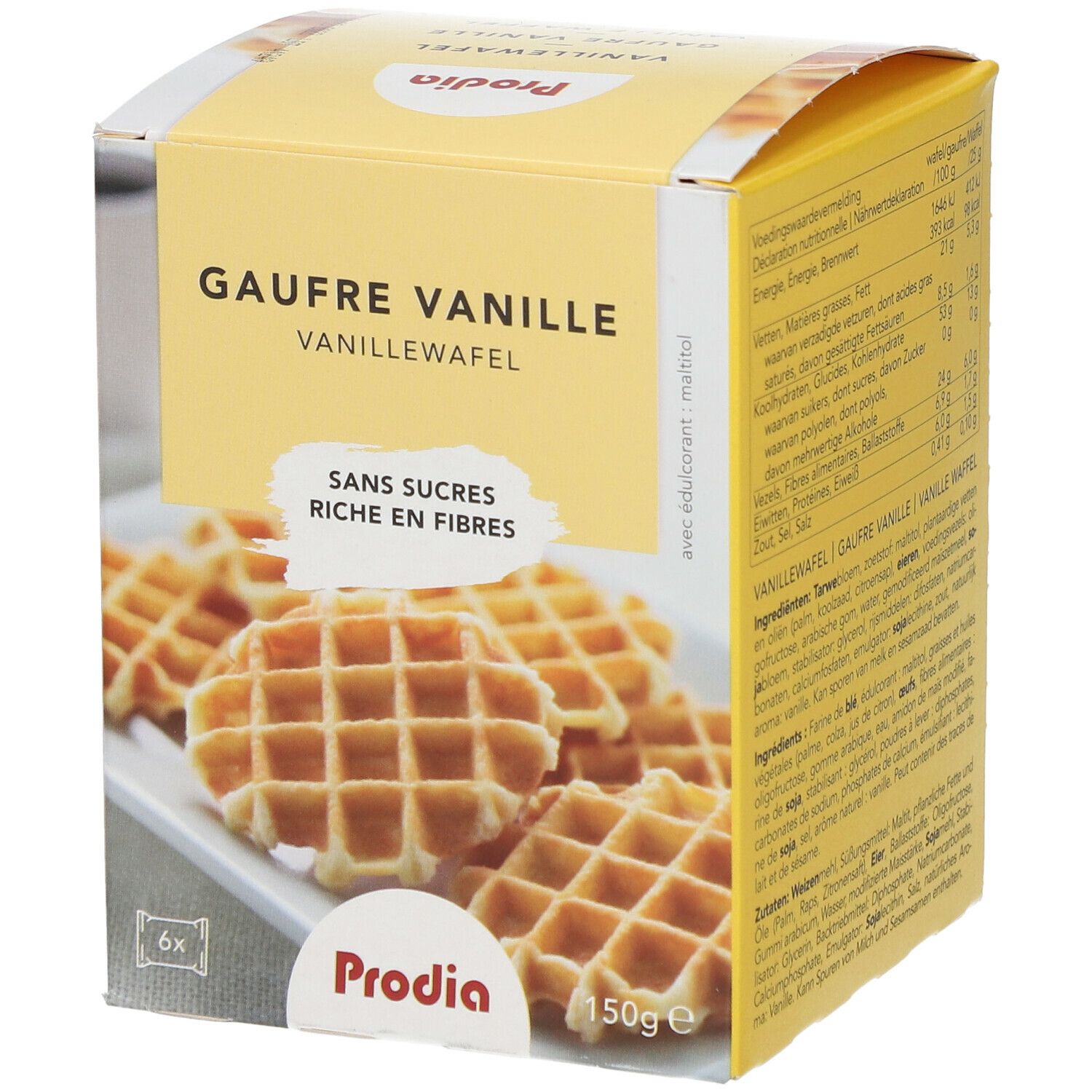 Prodia Waffles Vaniglia