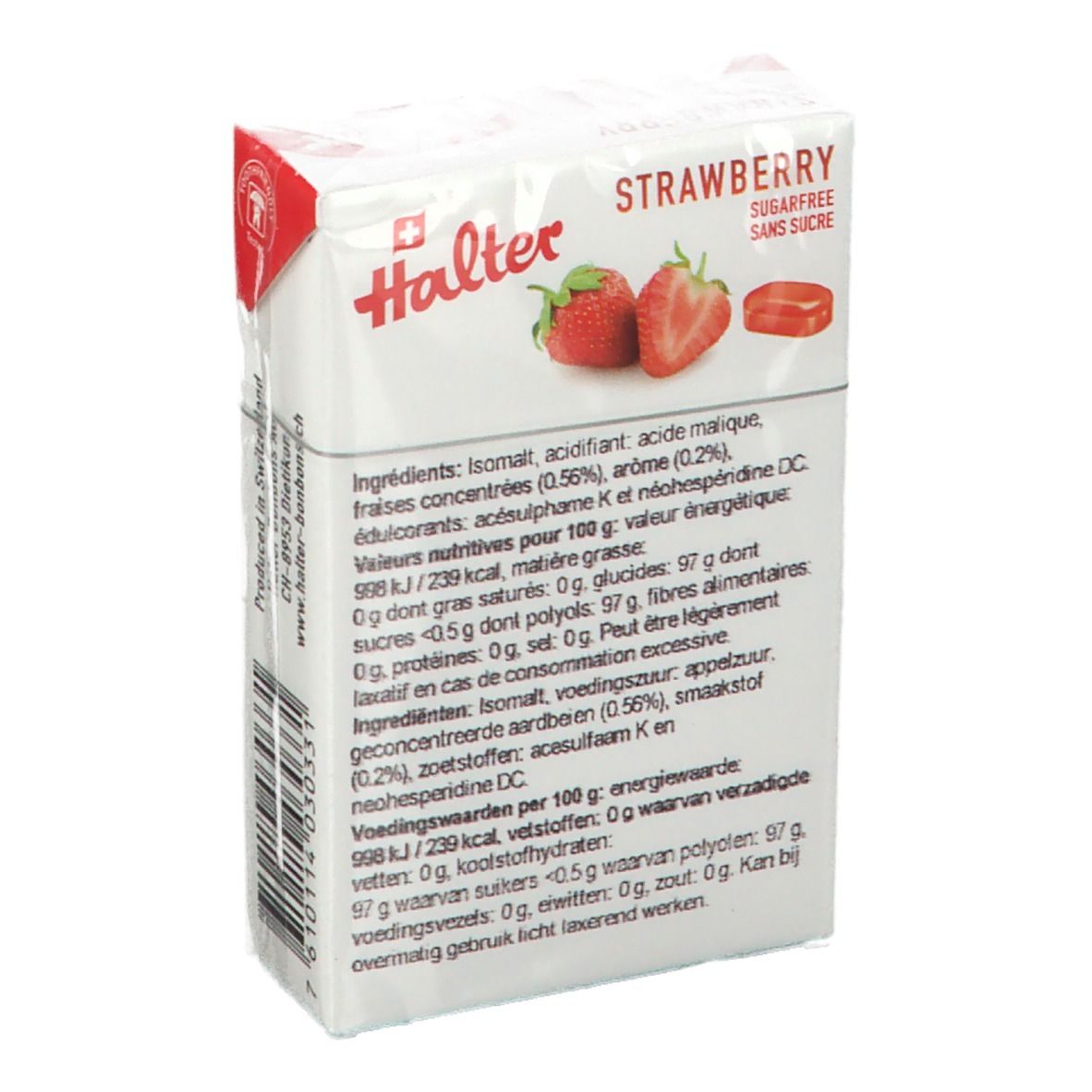 Halter Bonbon Fragola Senza Zucchero