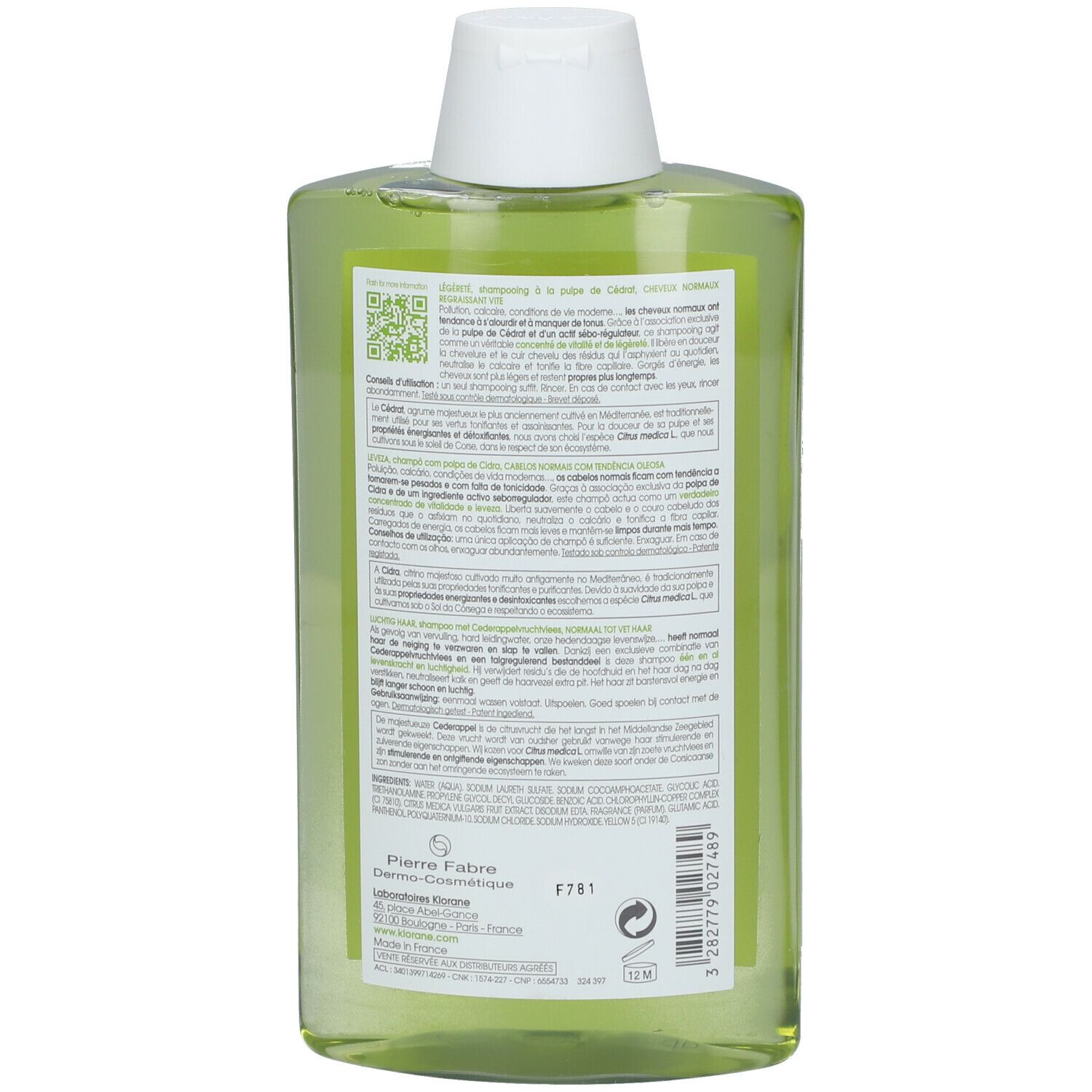 Klorane Shampoo Cedarapple