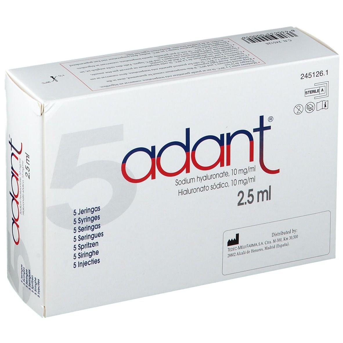 Adant Solution Injection IA 1%