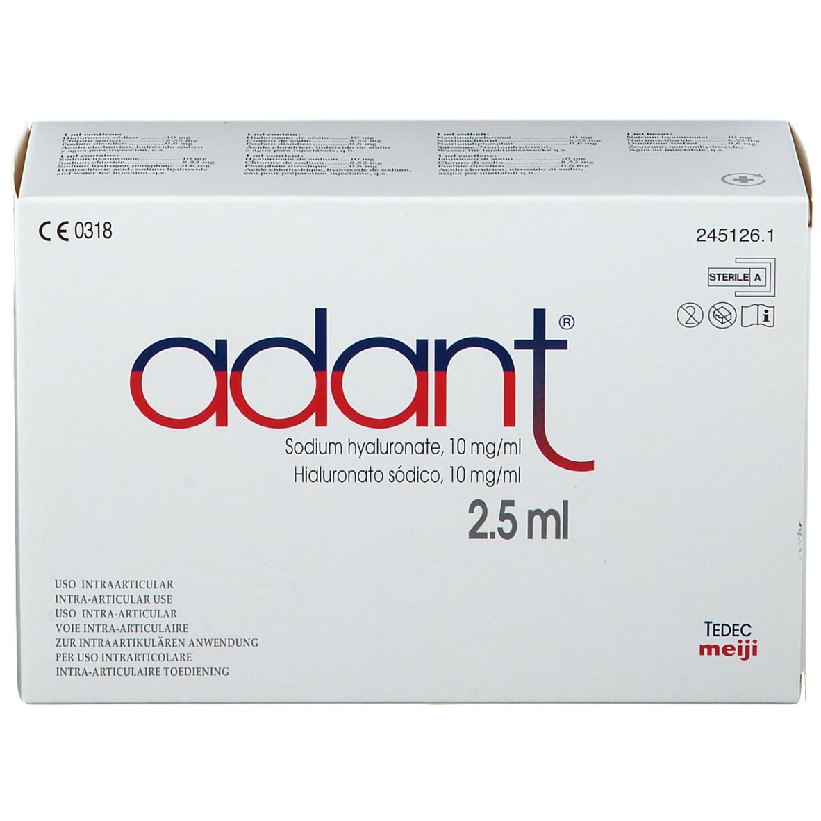 Adant Solution Injection IA 1%