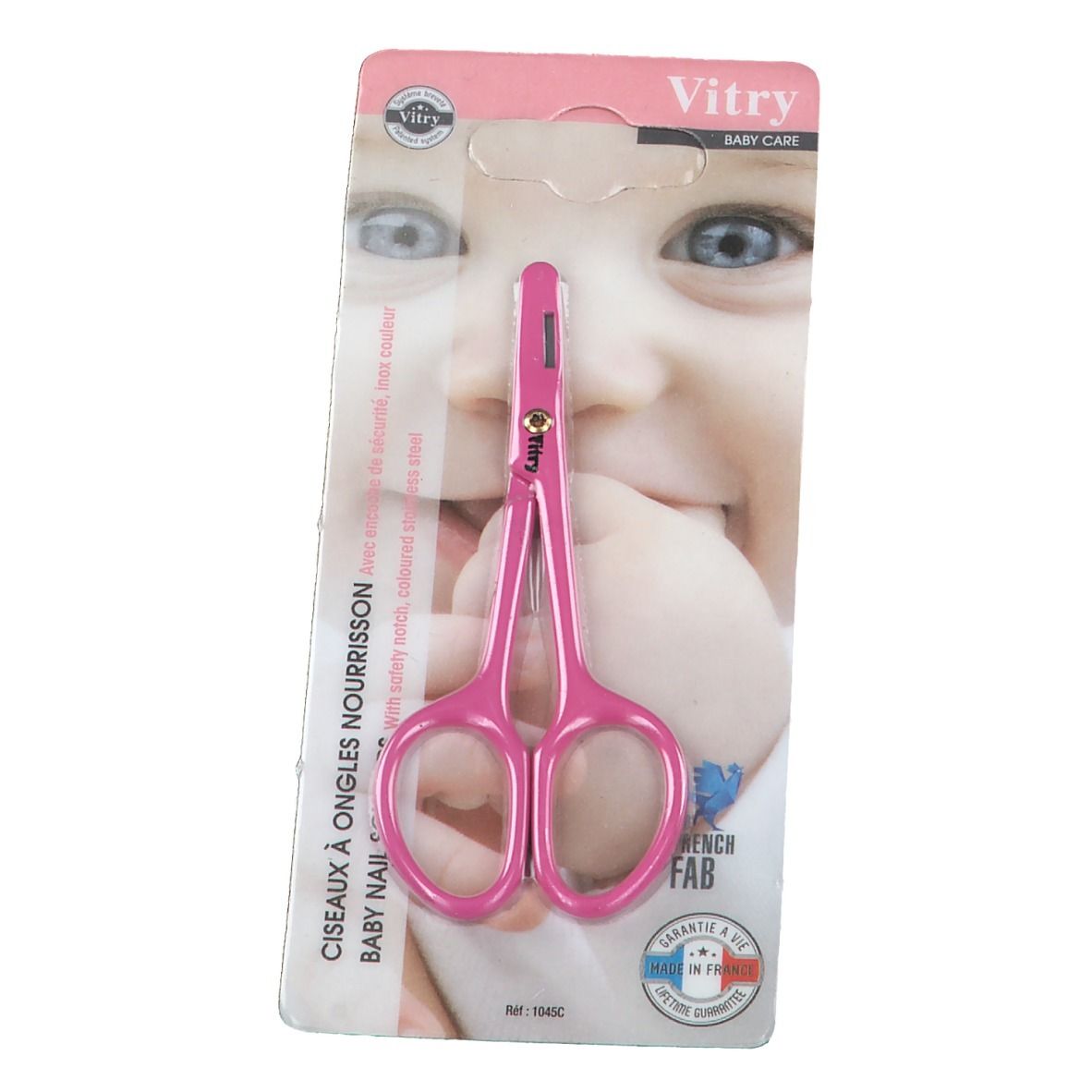 Vitry Scissor Infant Inox Pastel 1045