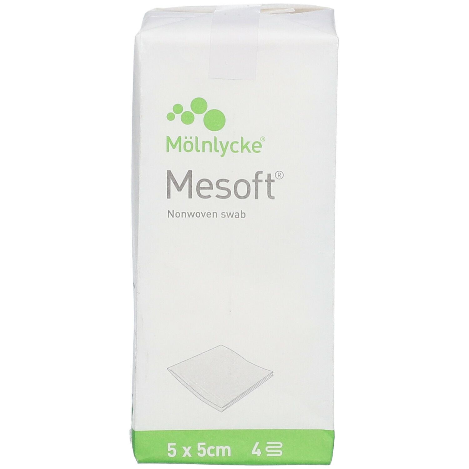 Mesoft S Compressa Non Sterile con 4 strati 5x5cm