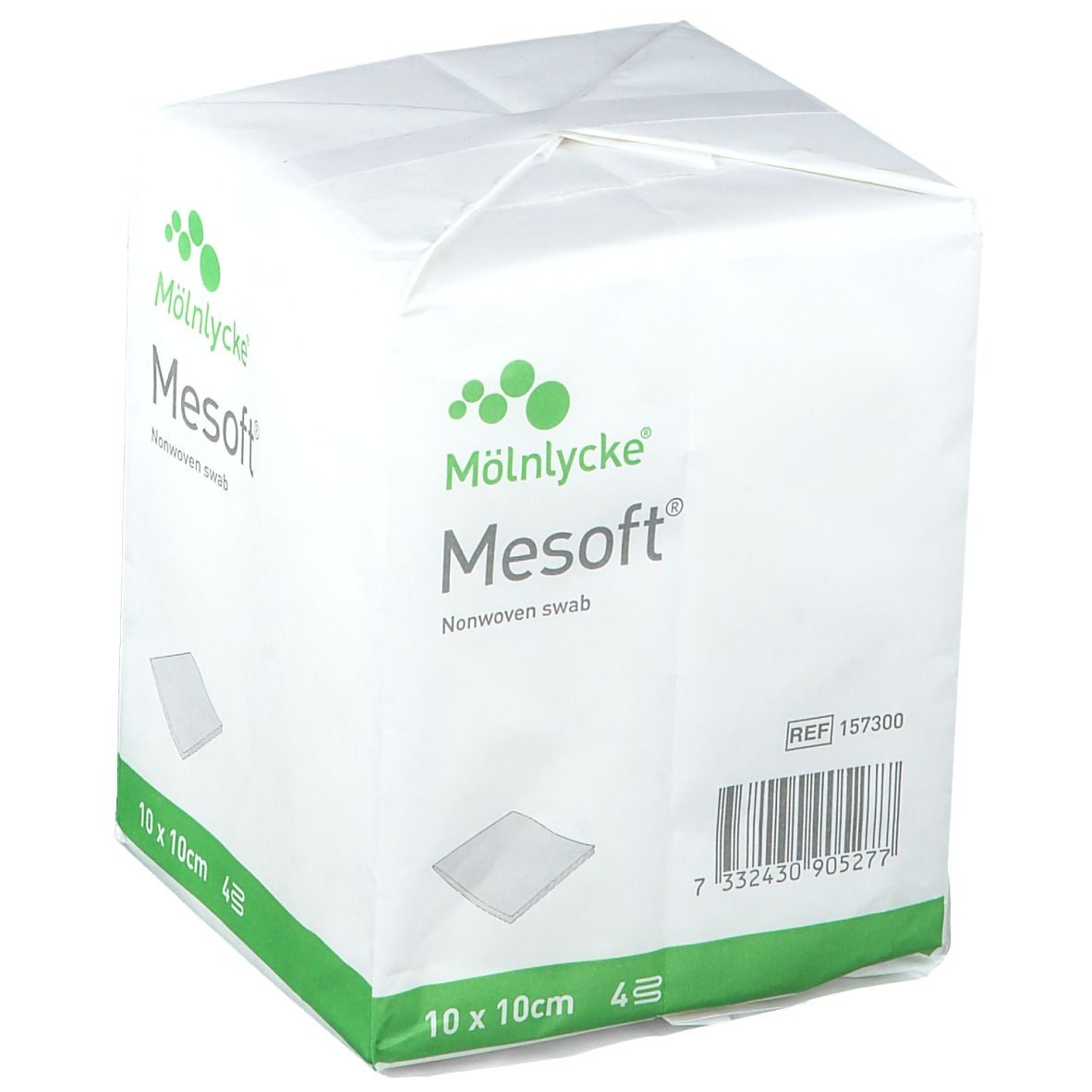 Mesoft S Compress Sterile Non-Woven 4 Layers 10x10 cm 157300