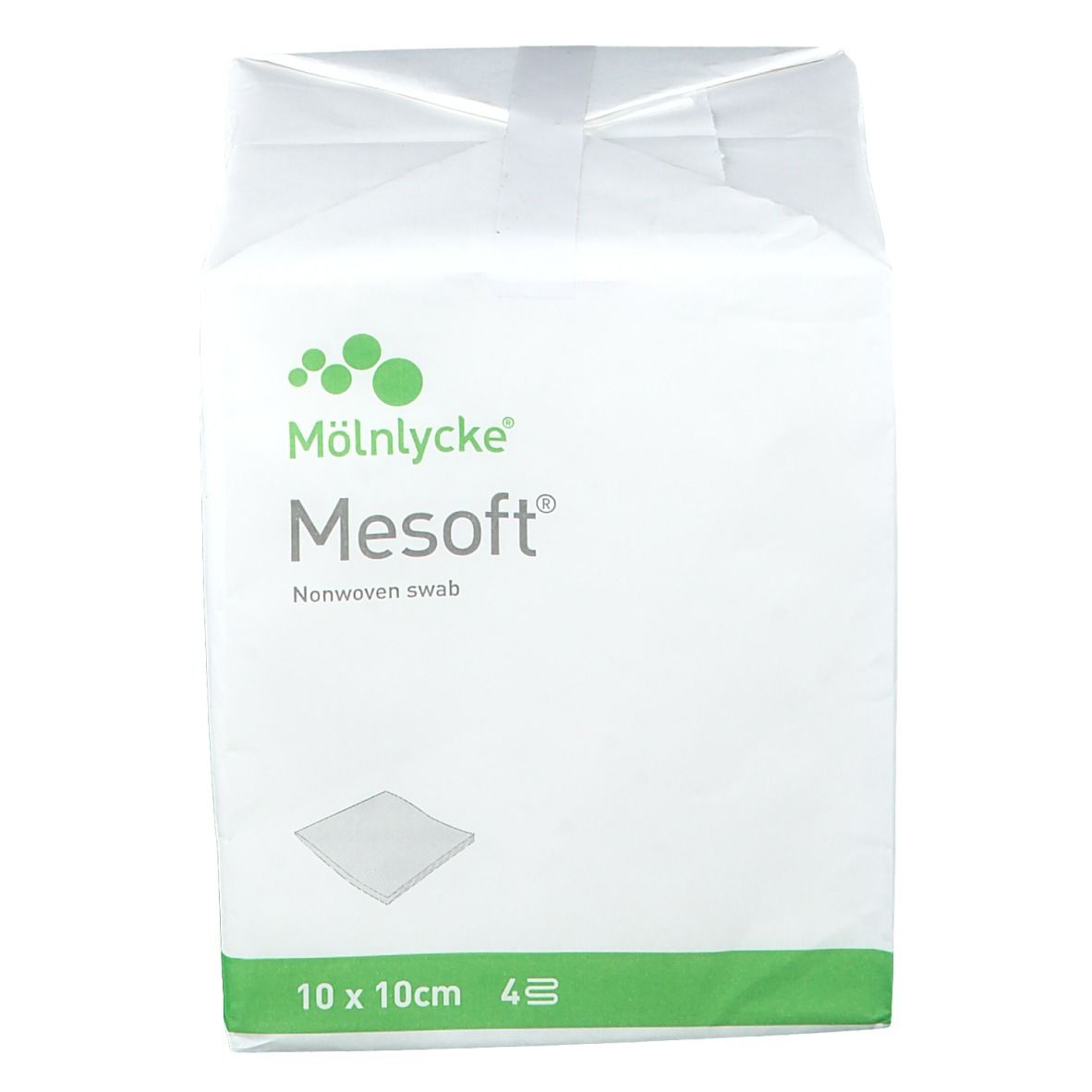 Mesoft S Compress Sterile Non-Woven 4 Layers 10x10 cm 157300