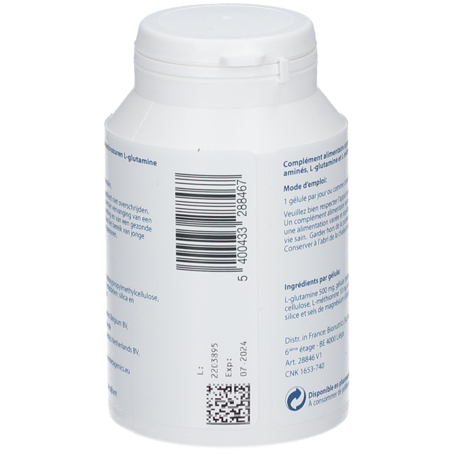 Donna con occhi chiusi, fiori sul petto. Testo: Science you can feel. Logo: Metagenics. Testo: #1 CHOIX des médecins et pharmaciens.