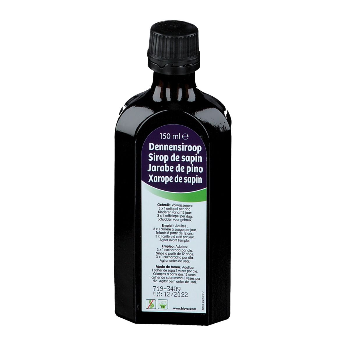 Biover Pine Syrup Sugarfree