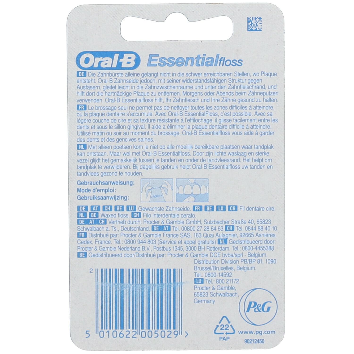 Oral-B® Essential Floss Menta Filo Interdentale Cerato