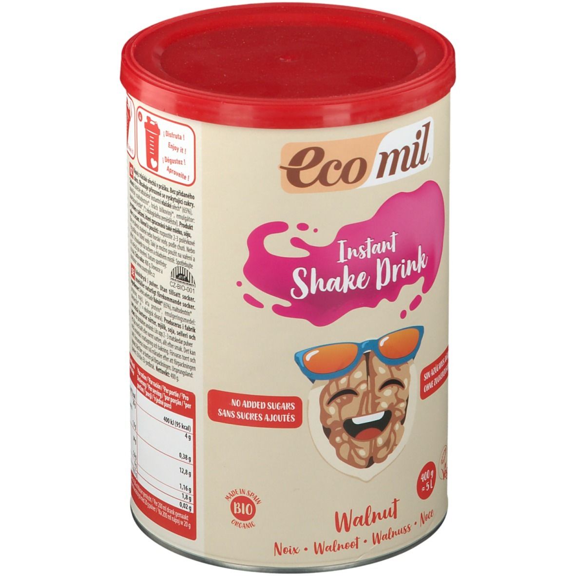Ecomil® Walnut Bio Senza Zuccheri Aggiunti