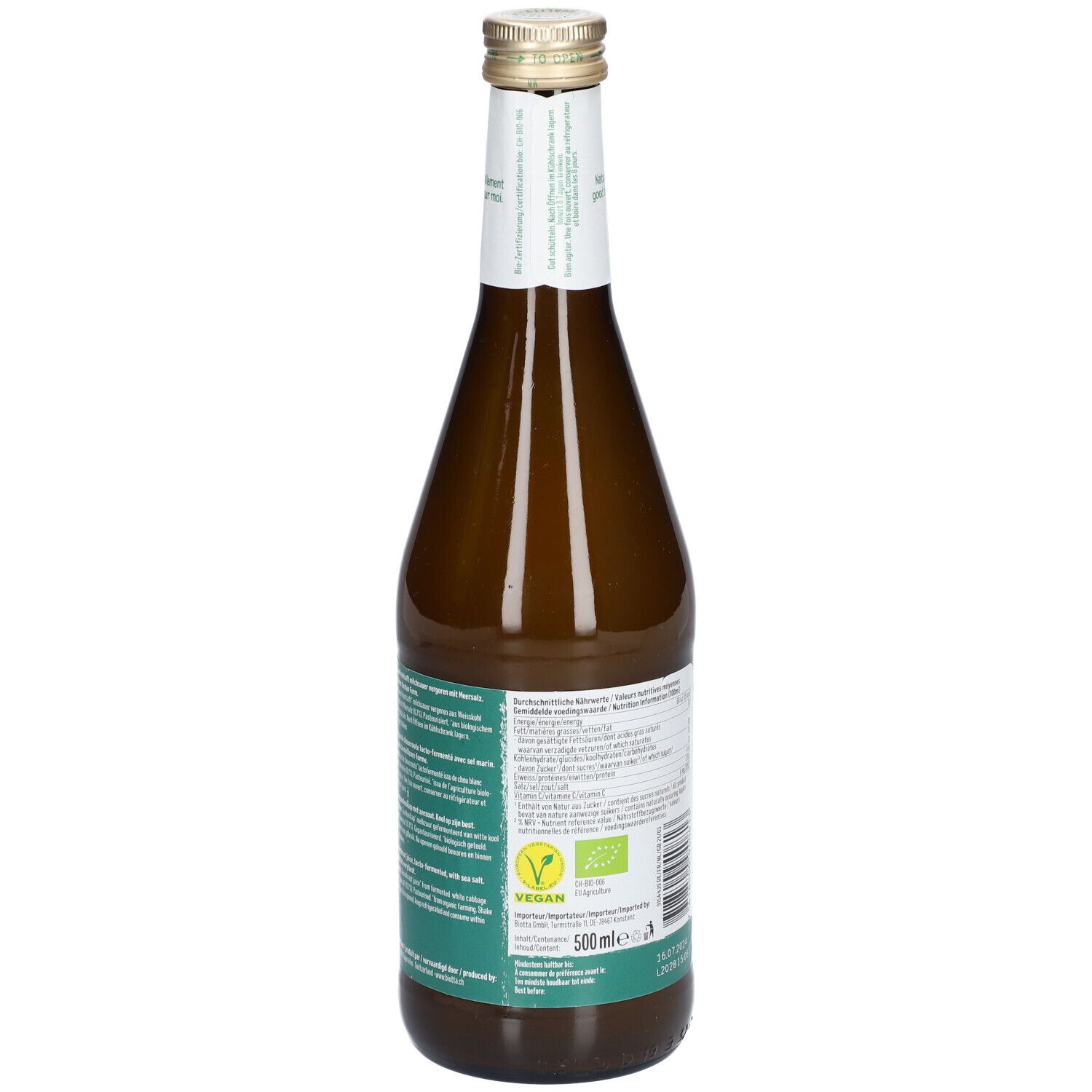 Biotta Sauerkraut Juice