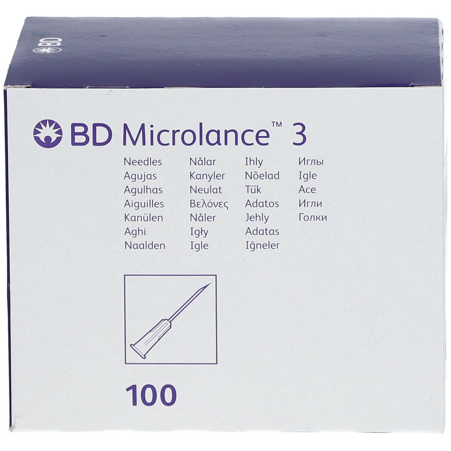 Ago Ipodermico BD Microlance™ 3 23 G x 1 1/4 Blu