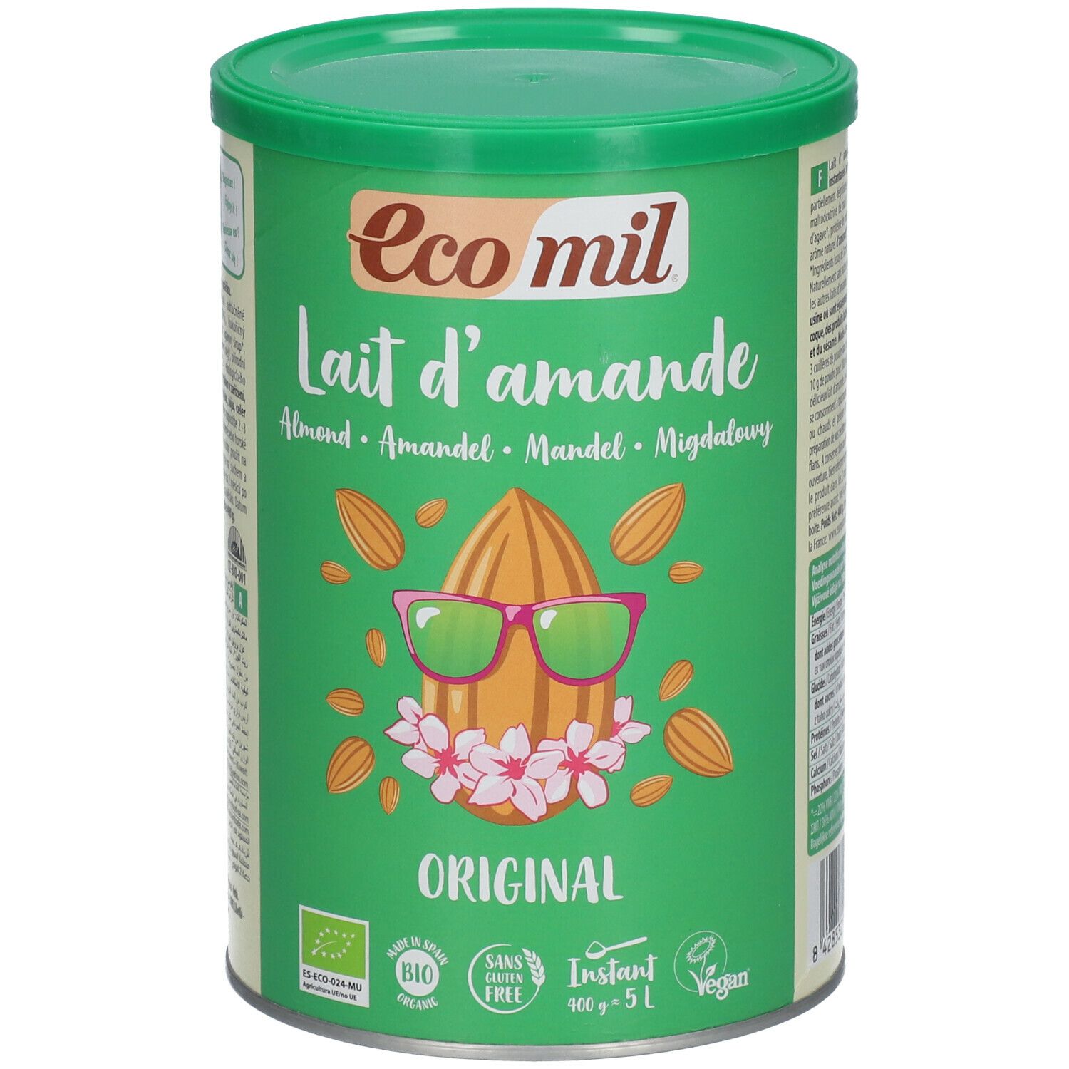 Ecomil Latte di Mandorla Istantaneo Bio