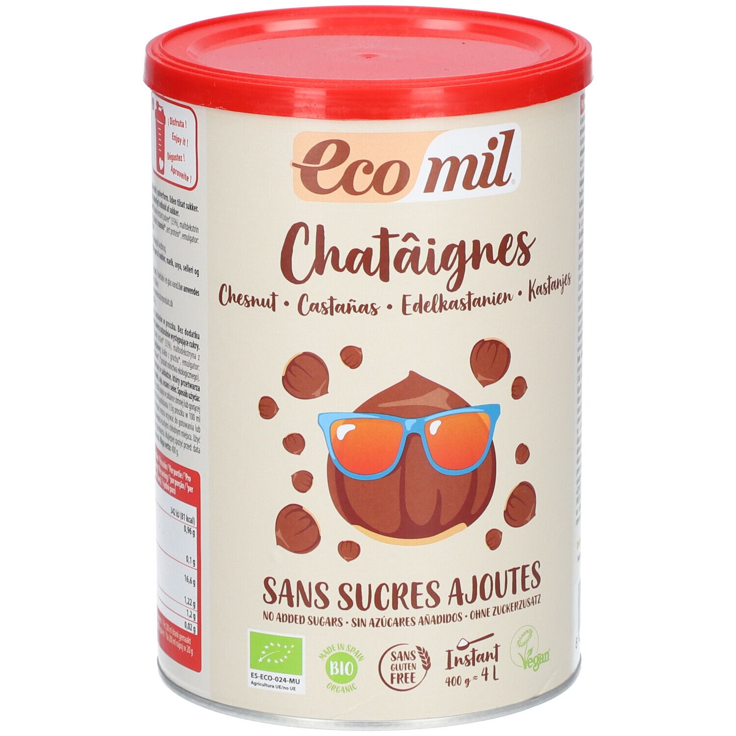 Ecomil Bevanda Castagna Istantaneo Bio