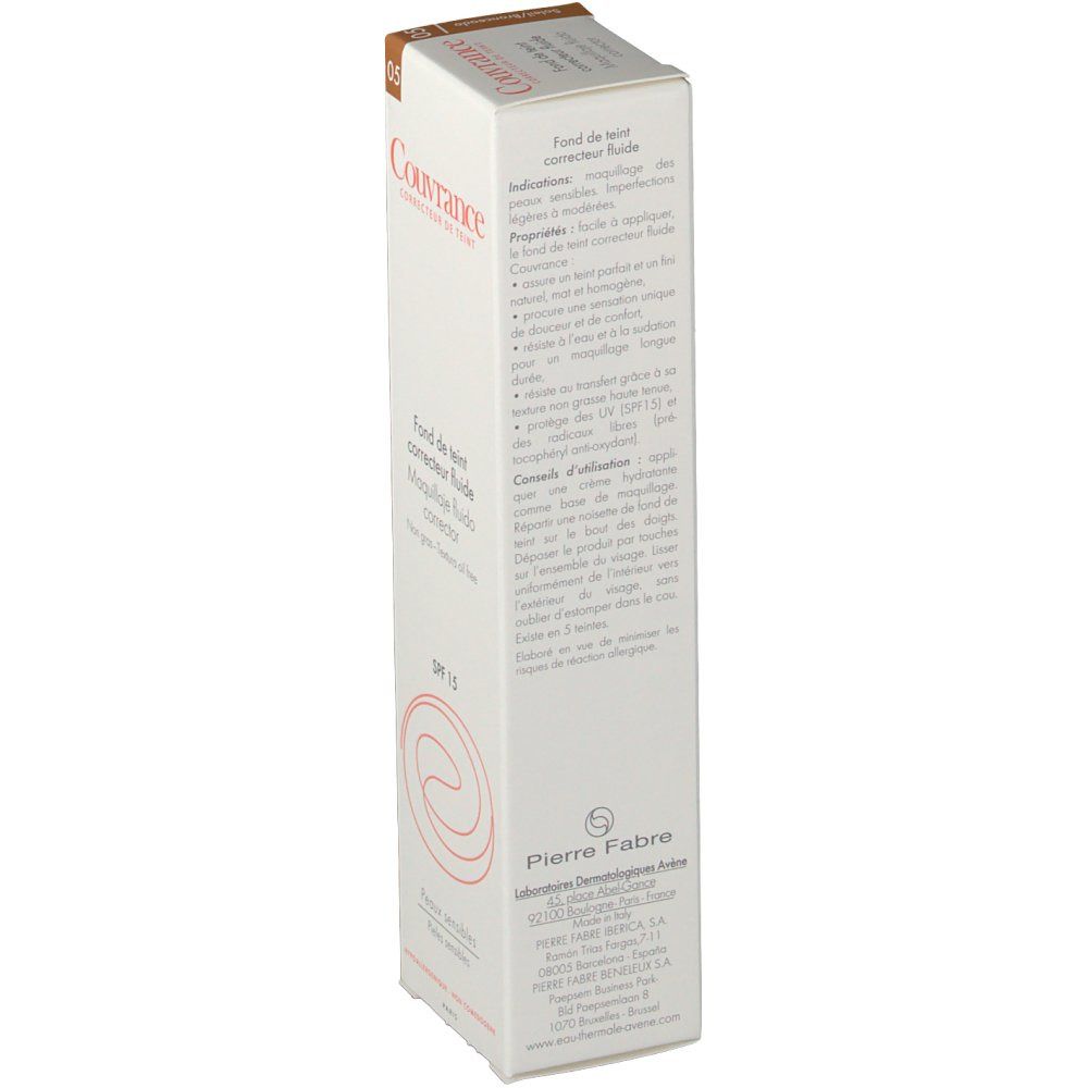 Avène Couvrance FDT Correttore Fluido UV15 Sole