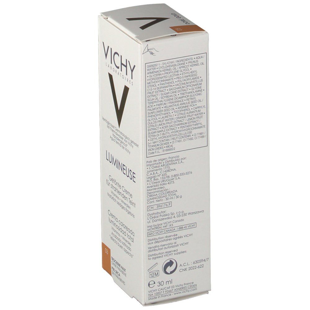 Vichy Lumineuse Teint 03 Gold Pella Secca