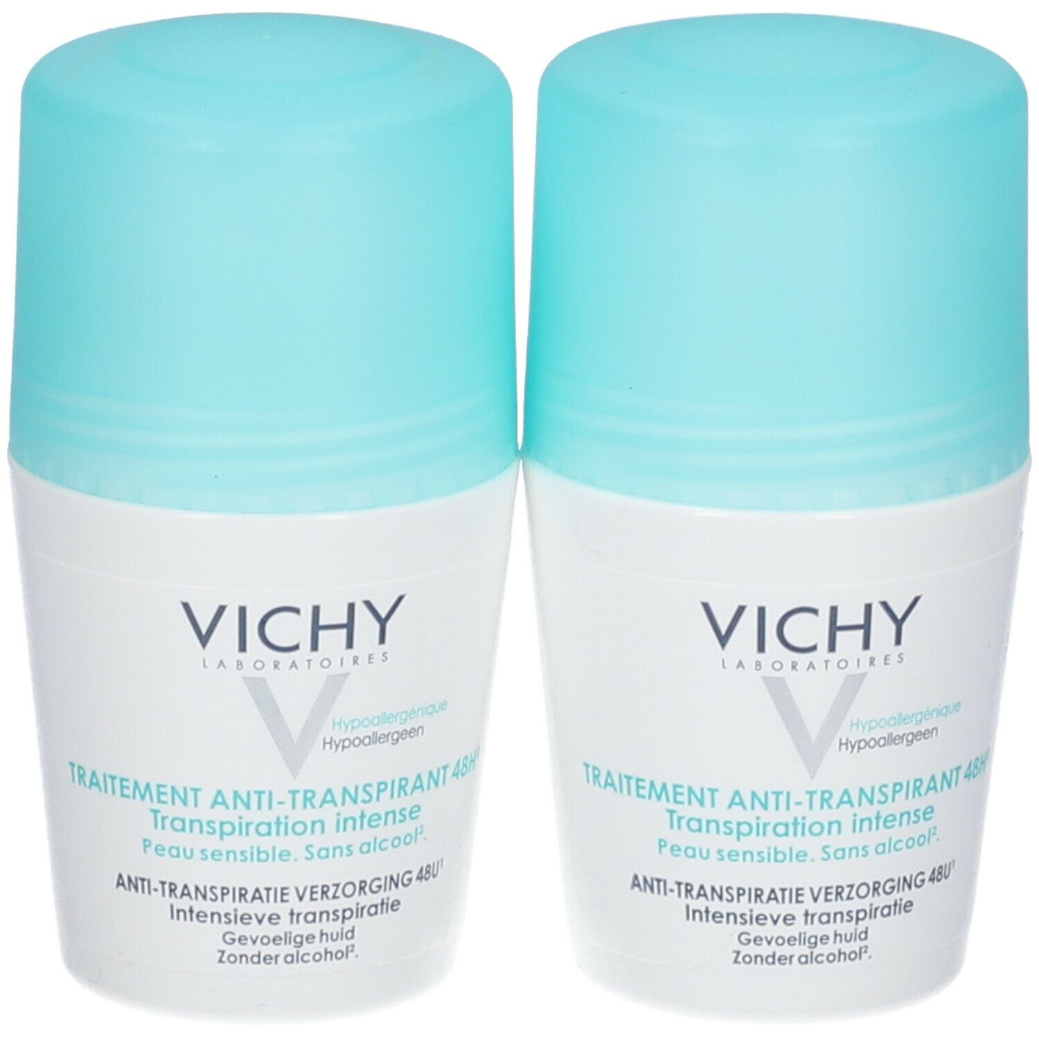 VICHY Deodorante Antitraspirante 48H Roll-on Duo Pack
