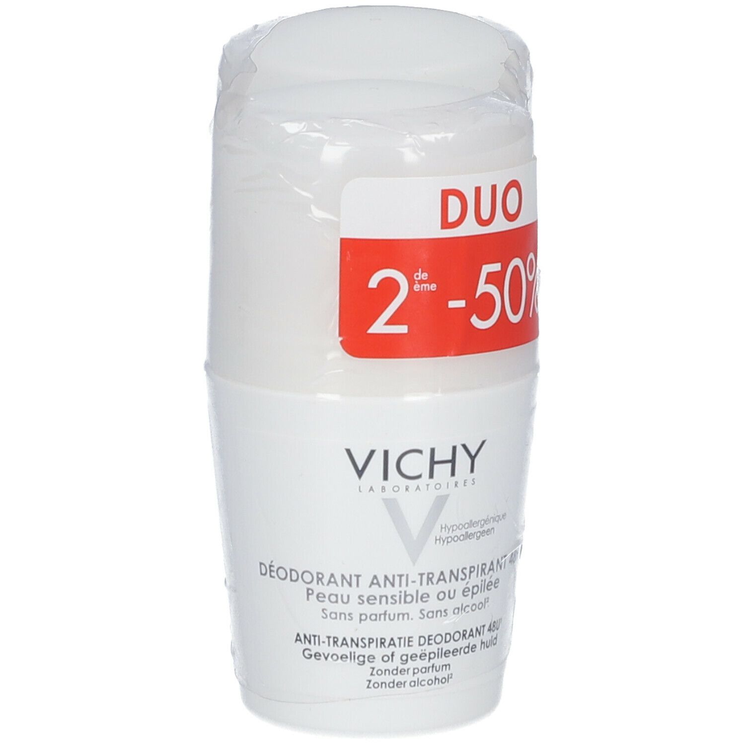 VICHY Deodorante Anti-Traspirante Pelle Sensibile o Depilata Duo Promo