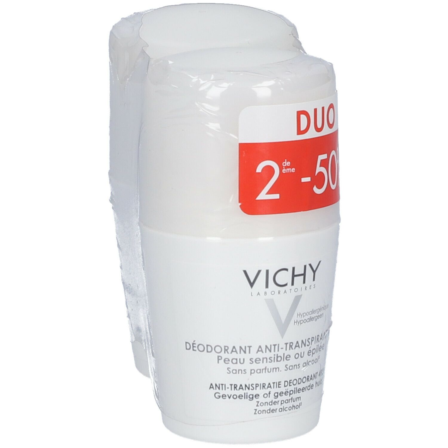 VICHY Deodorante Anti-Traspirante Pelle Sensibile o Depilata Duo Promo