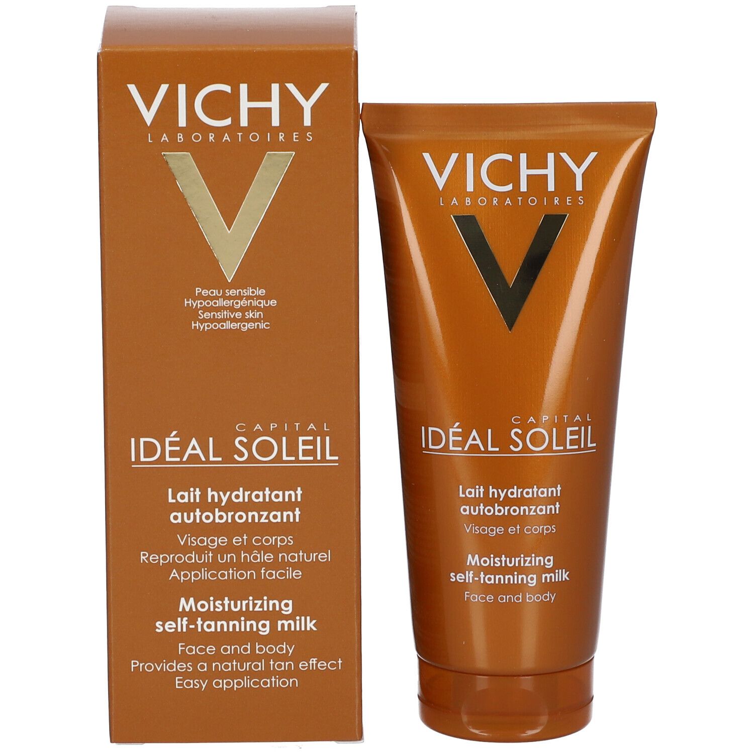 Vichy IDÉAL SOLEIL Latte Autoabbronzante Idratante Viso e Corpo